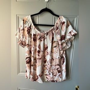 Knox Rose Floral Blouse Size XXL
